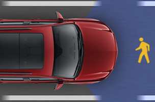 front pedestrian braking