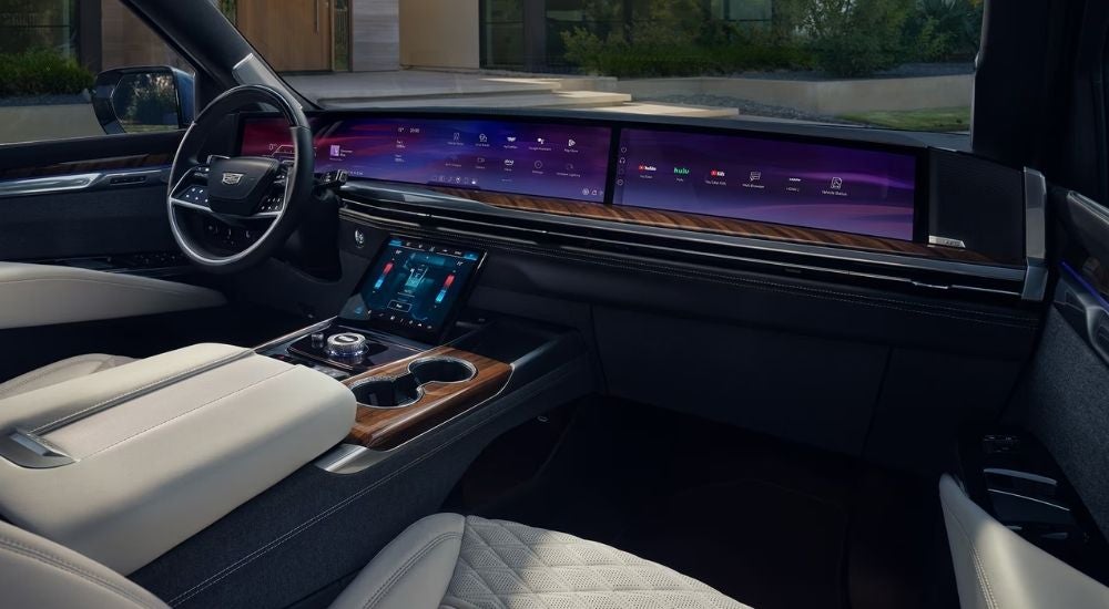 Digital screens in a 2026 Cadillac Escalade