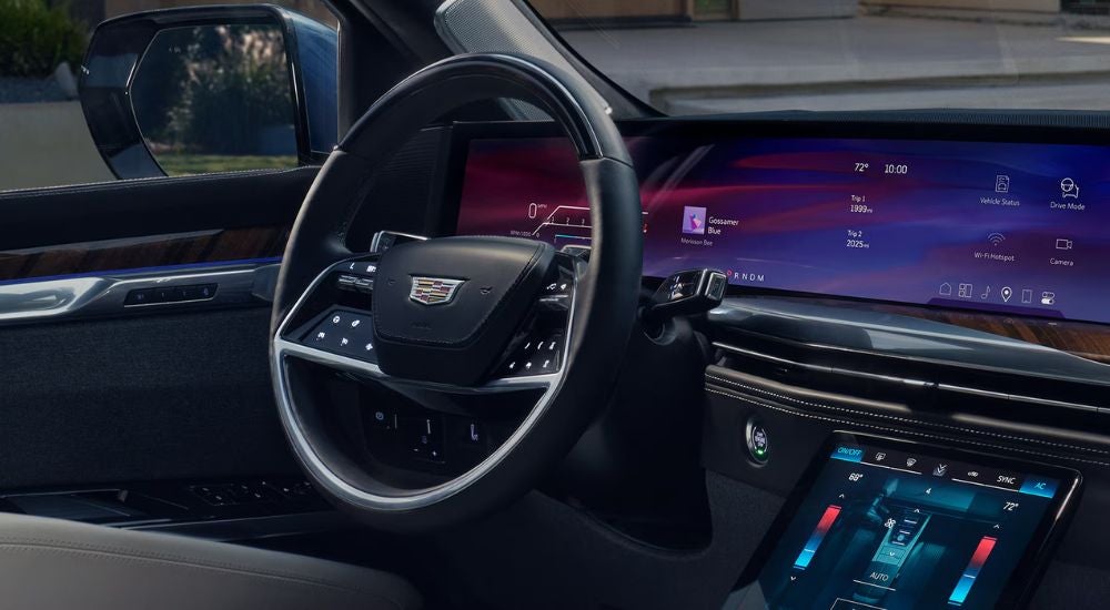 Interior view of a 2026 Cadillac Escalade.