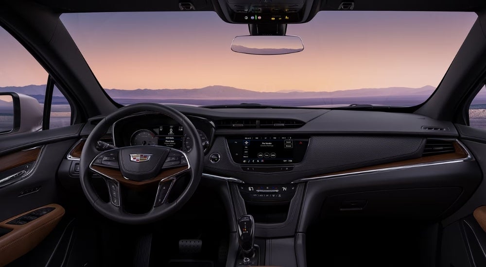 Interior of a 2026 Cadillac XT5 for sale near Faribault