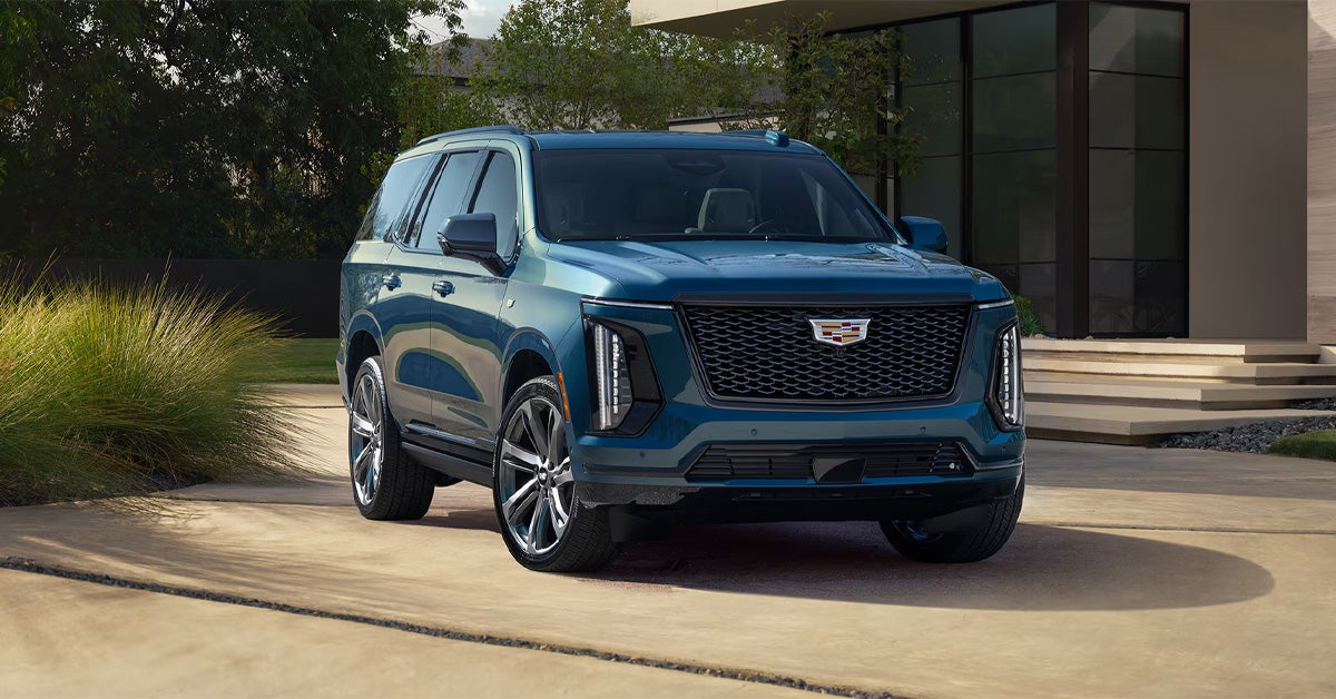 2026 Cadillac Escalade Parked on the Garage