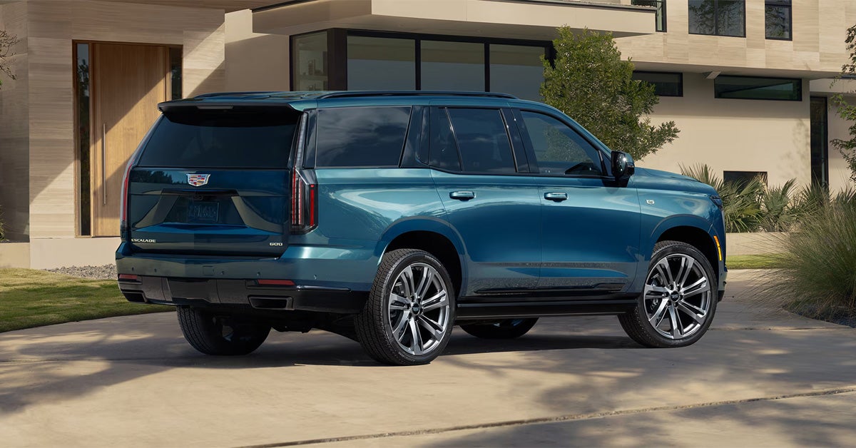 2026 Cadillac Escalade parked in a driveway