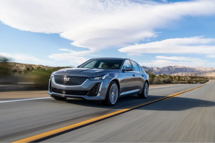 Cadillac CT5 traveling on the highway