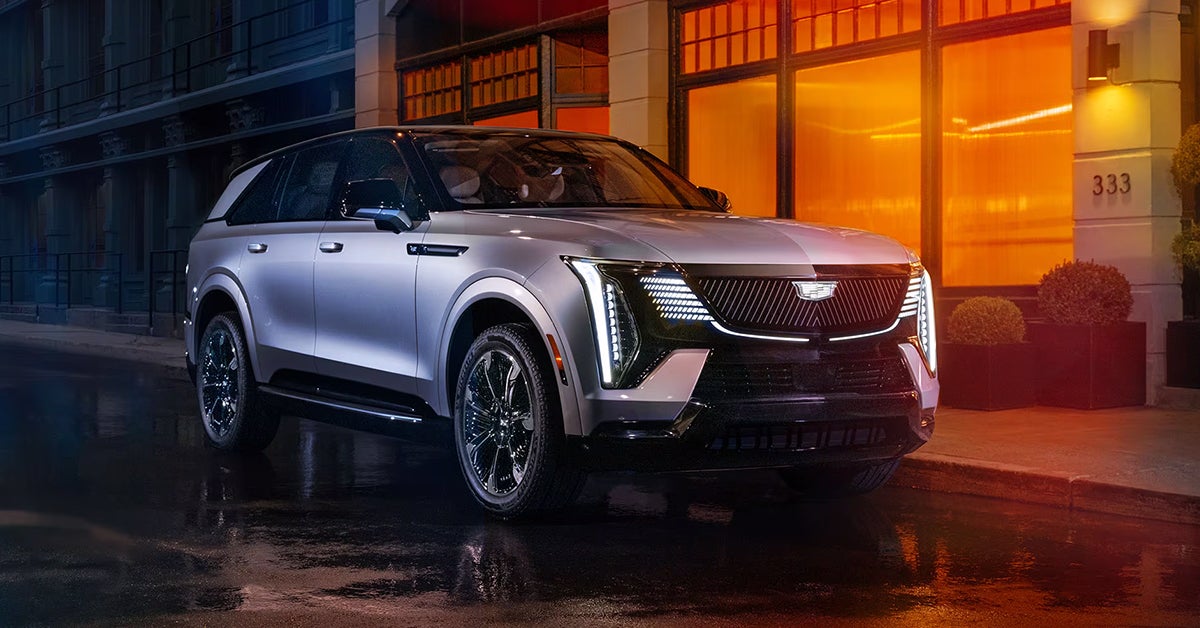 2025 Cadillac Escalade IQ exterior from the front
