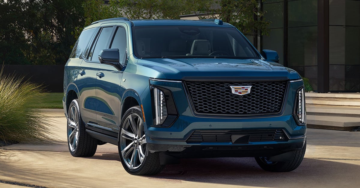 2025 Cadillac Escalade SUV parked in a driveway