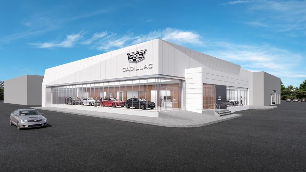 Huston Cadillac building renovation rendering