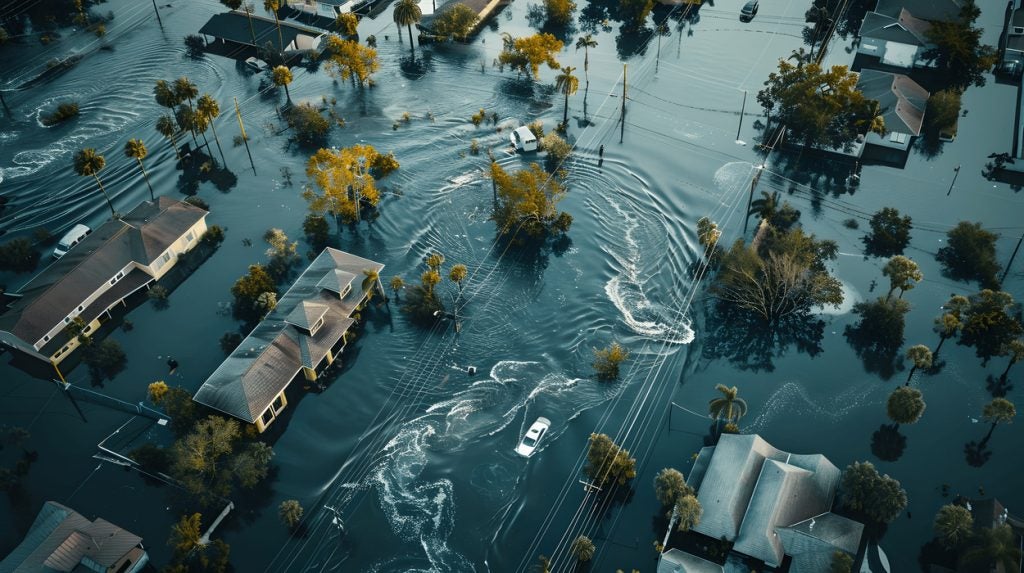 Water Damage from Hurricane