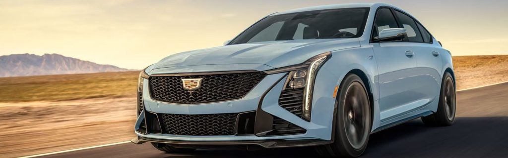 2025 Cadillac CT5-V driving on the street