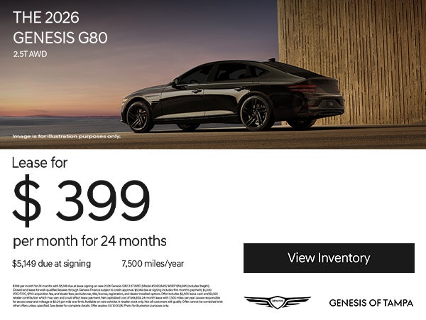 2026 Genesis G80 Luxury Sedan