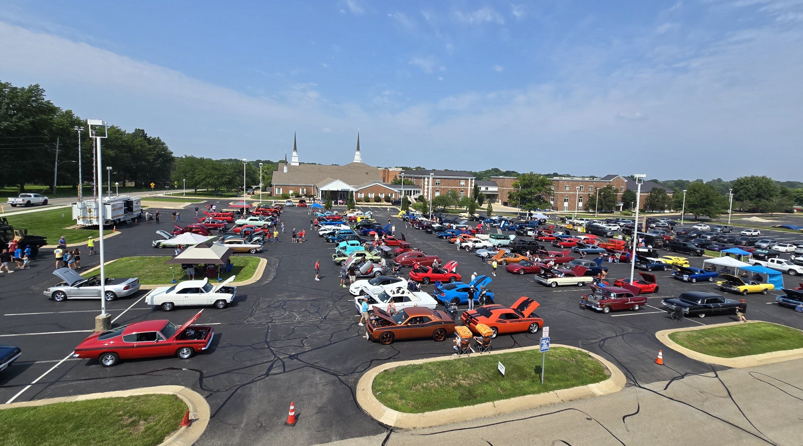 Robert Brogden participates in the Olathe Police Foundation's Auto Show