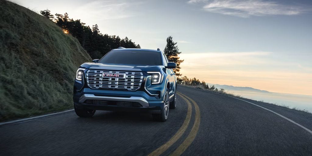 GMC Terrain SUV on highway