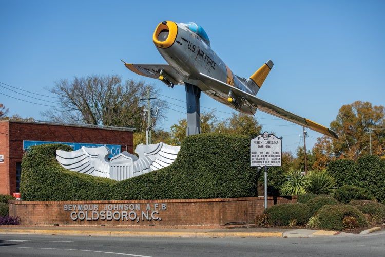 Seymour Johnson AFB Entrance