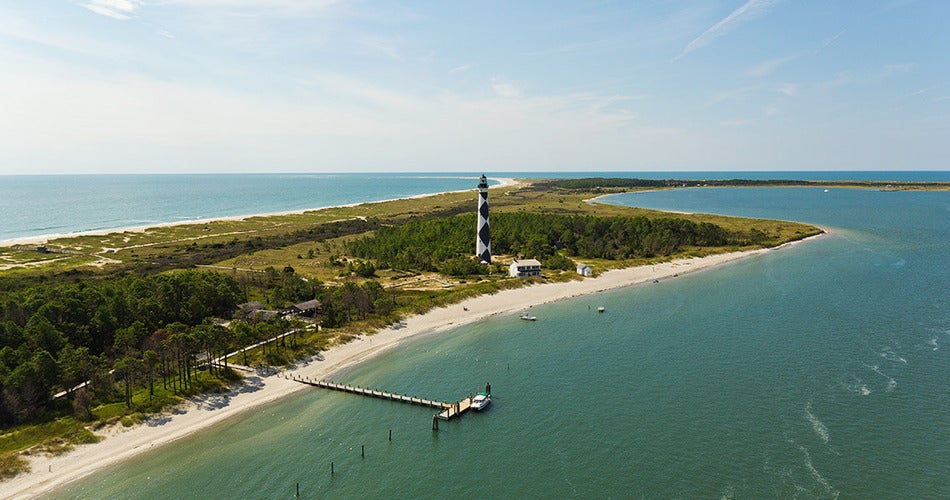 Cape Lookout Lighthouse on the Crystal Coast