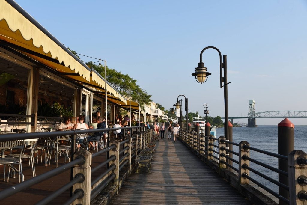 Wilmington riverfront riverwalk