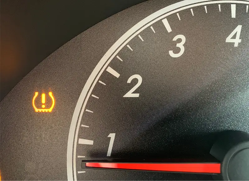 Buick GMC tire pressure warning light service
