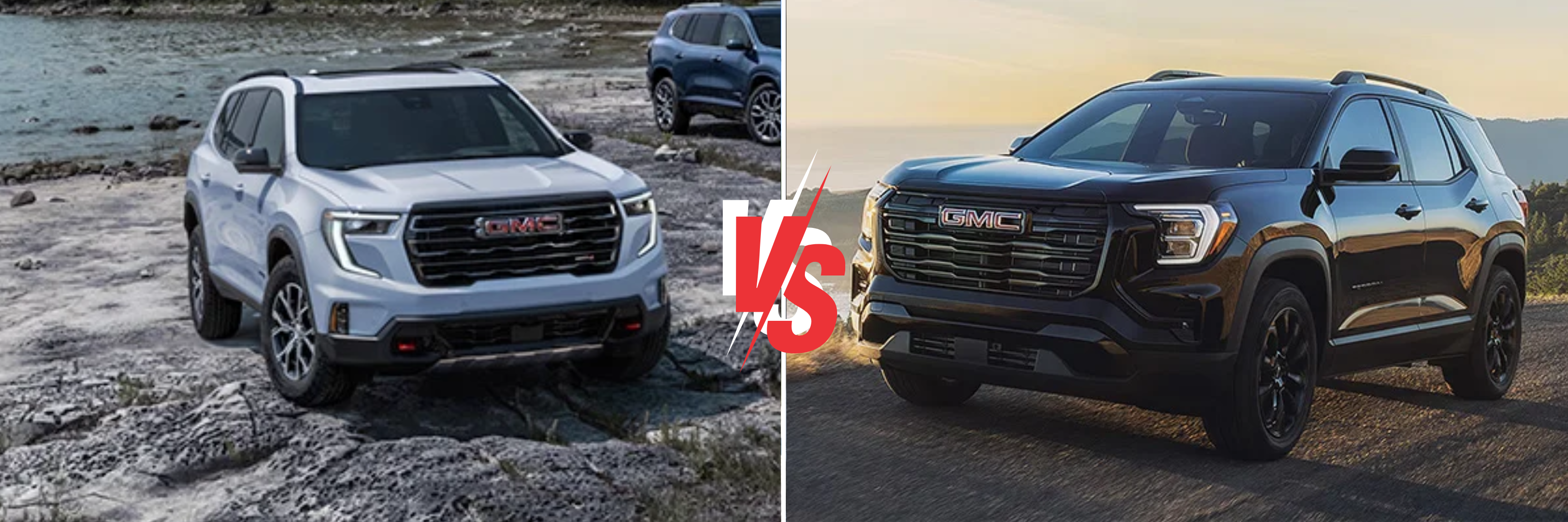 2026 GMC Acadia vs 2026 GMC Terrain