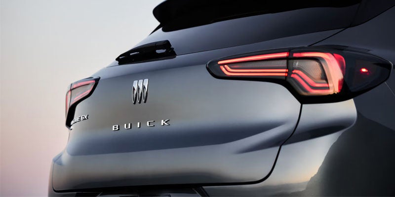 The emblem of the 2026 Buick Encore GX in Bryant, AR 
