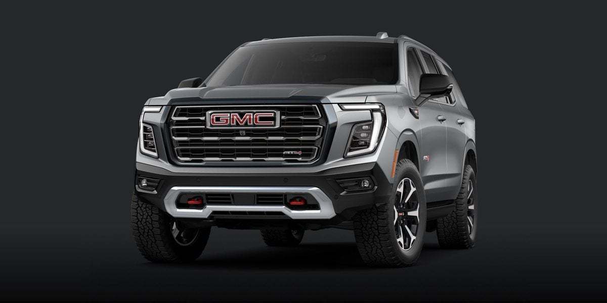 2027 GMC Yukon AT4 Ultimate shown in standard length; the 2027 Yukon XL AT4 Ultimate is sold new at Ross Downing GMC in Gonzales, LA