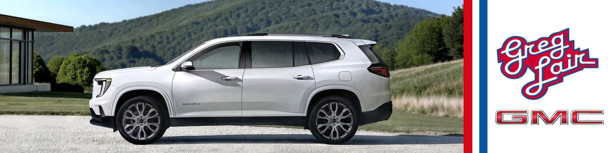 GMC Acadia on a summer road trip