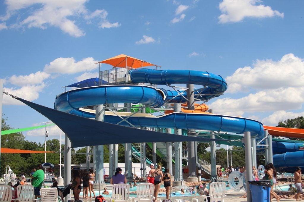 Garden Rapids at the Big Pool water park in Garden City Kansas