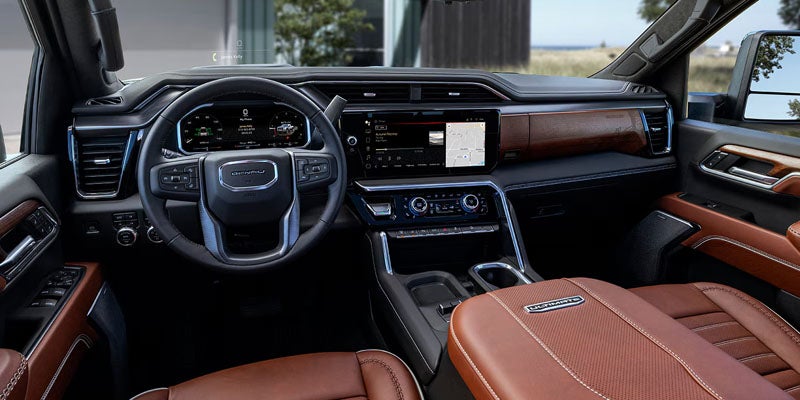 GMC truck interior