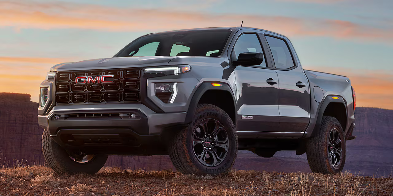2025 GMC Canyon on a hill
