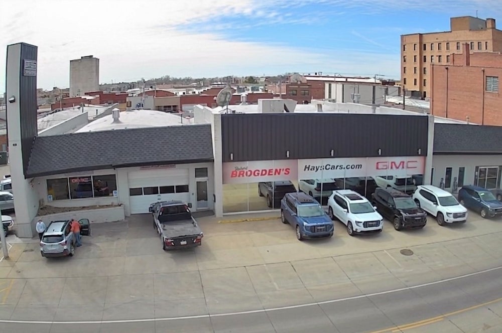 BHAY drone shot of building