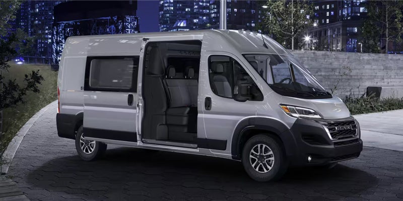 a white 2026 RAM ProMaster work van is parked outside in Medina, OH
