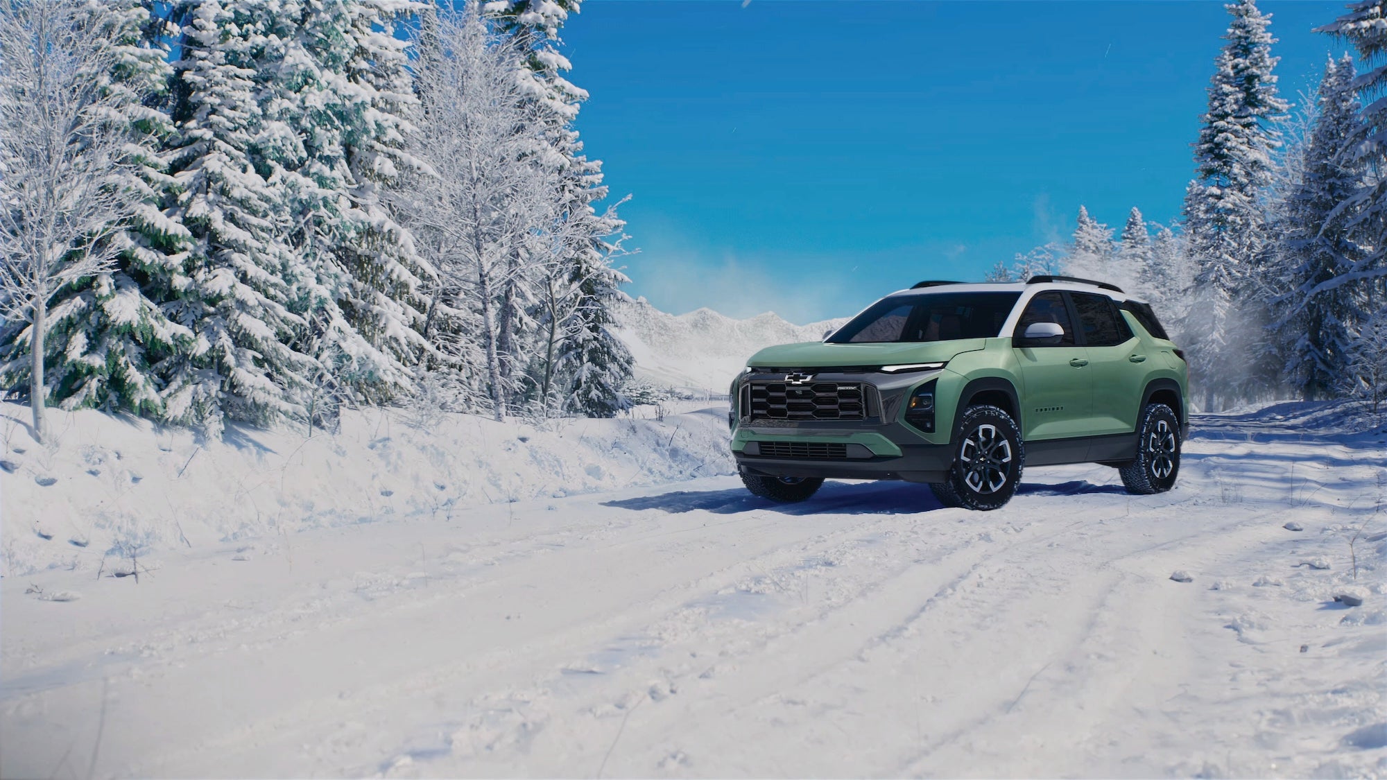 Chevrolet Equinox in winter