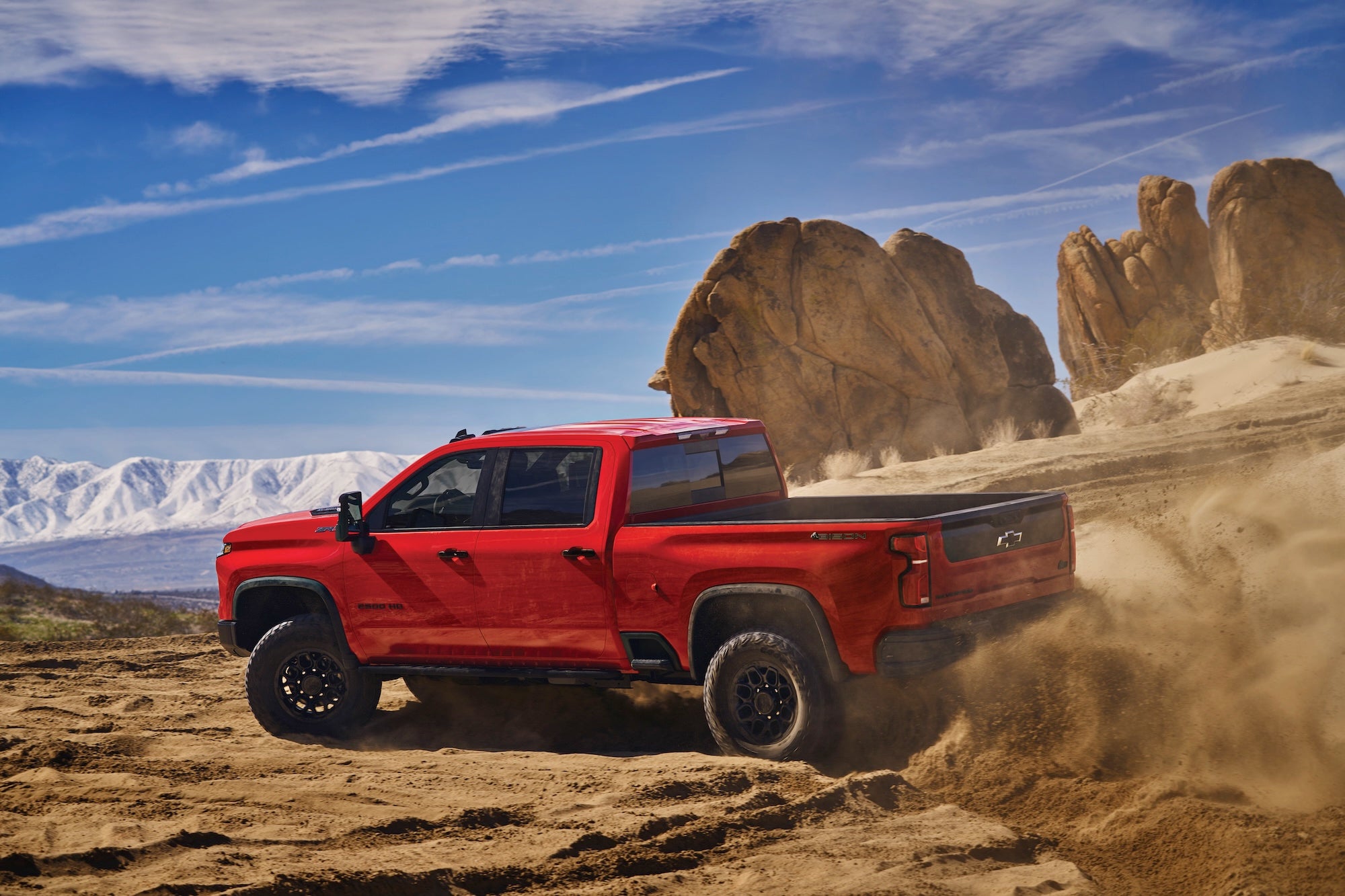 2026 Chevrolet Silverado 2500 HD ZR2 in Red Hot