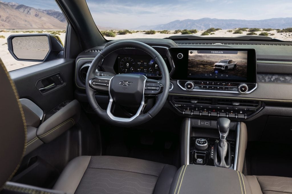 2026 Chevy Colorado ZR2 interior