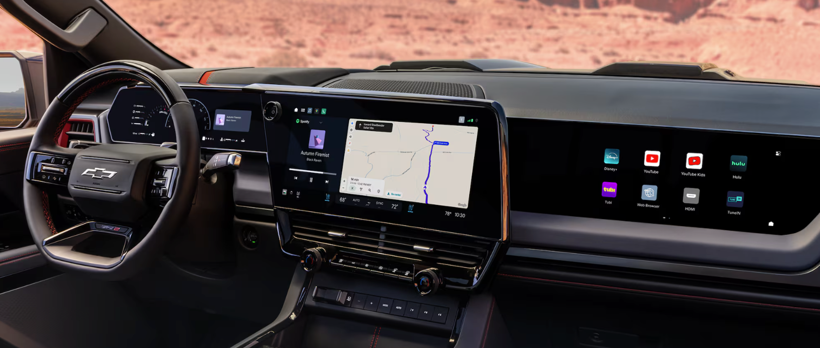2027 Chevrolet Silverado 1500 redesigned interior with 16.3-inch center display