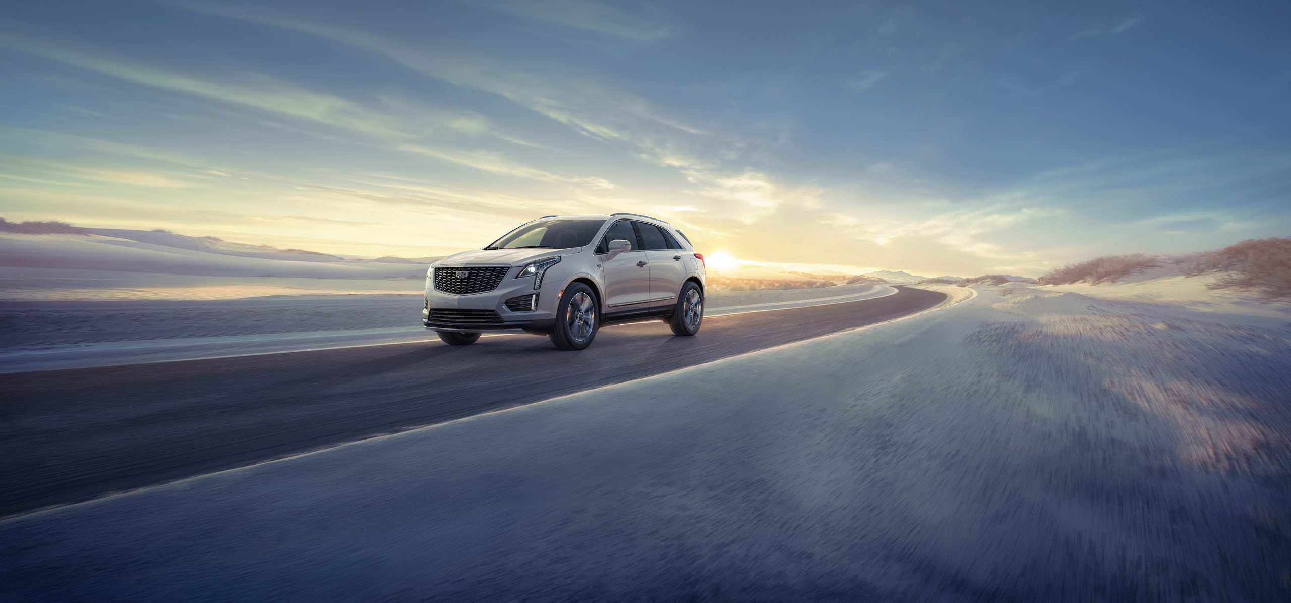 The 2026 Cadillac XT5 on the road