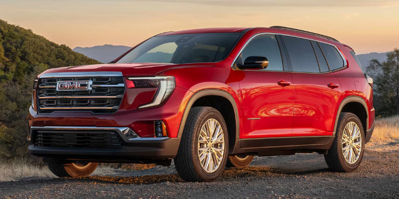 2026 GMC Acadia design