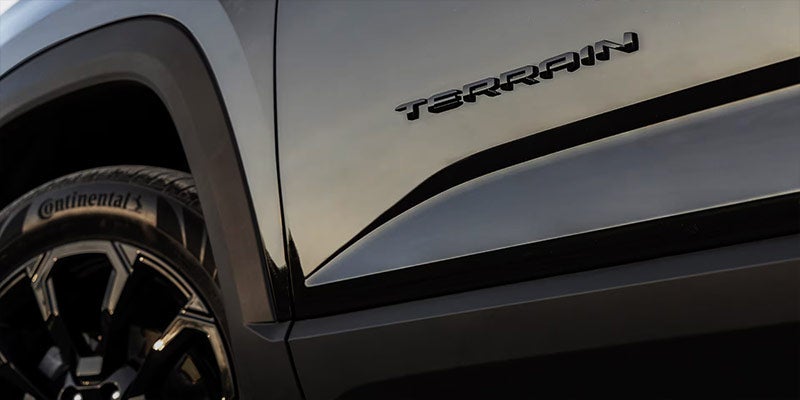 terrain gmc - 2025 model year close up driver door