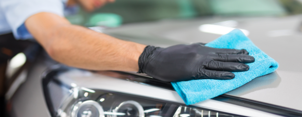 Car Wax on Vehicle