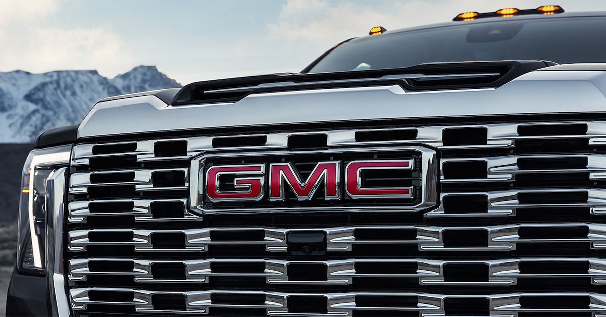 GMC Truck Grill up close