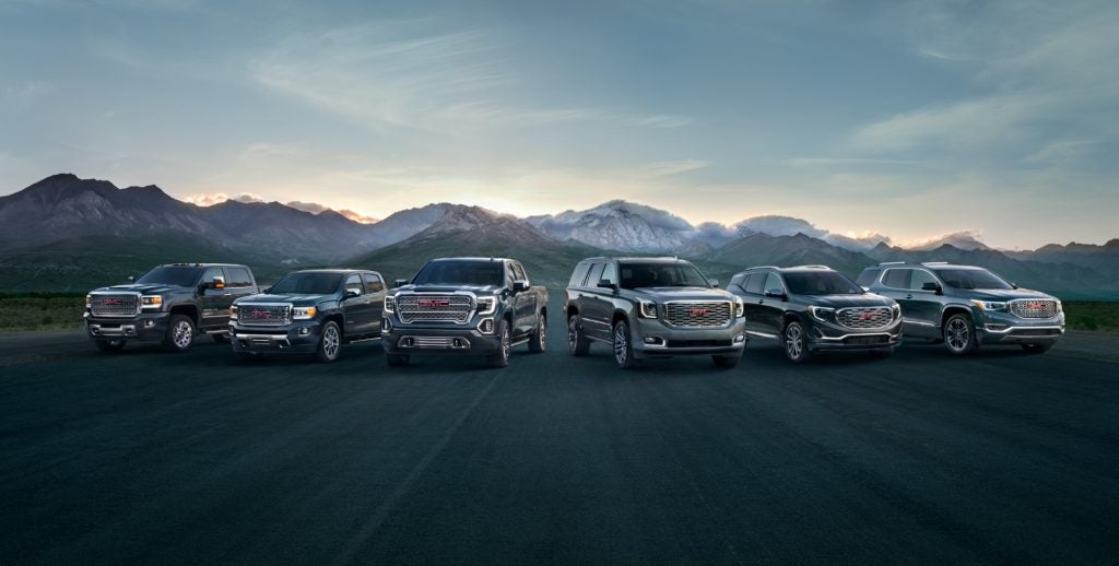 GMC Lineup and Trims