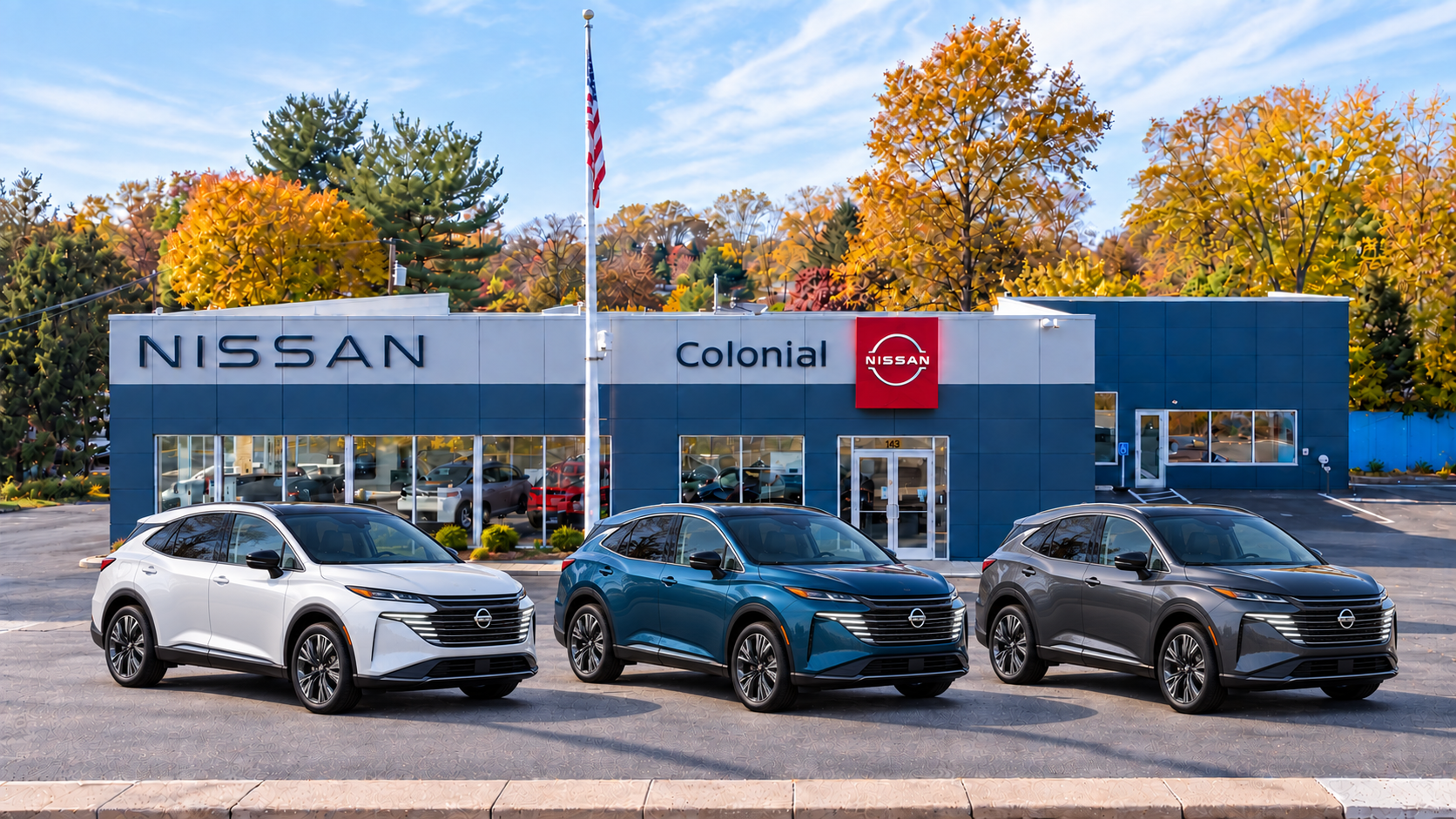 Nissan Murano SUVs at Colonial Nissan in Bucks County, Pennsylvania