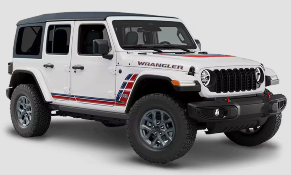 Jeep Wrangler Patriotic Twelve by twelve