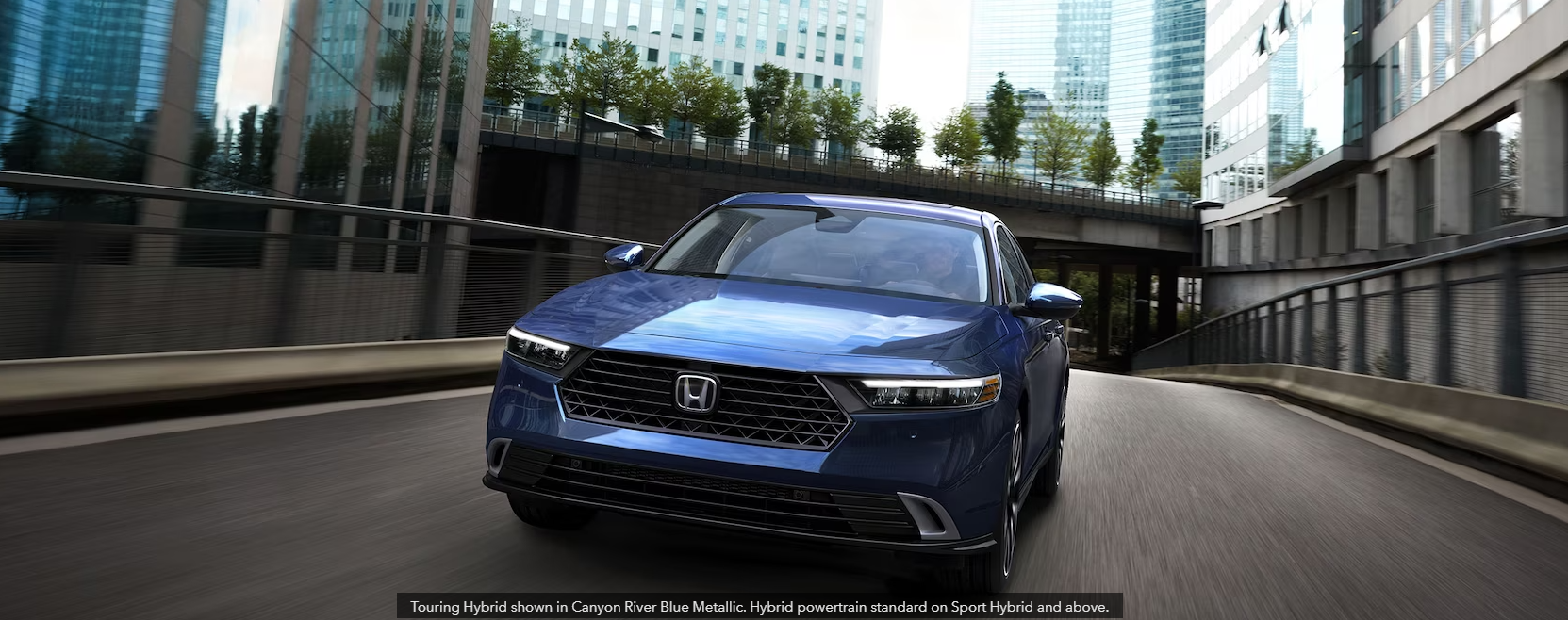 A Honda Certified Pre-Owned vehicle on the road
