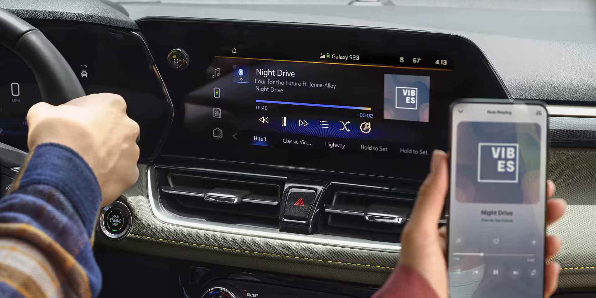 Dashboard of the 2026 Chevrolet Trailblazer