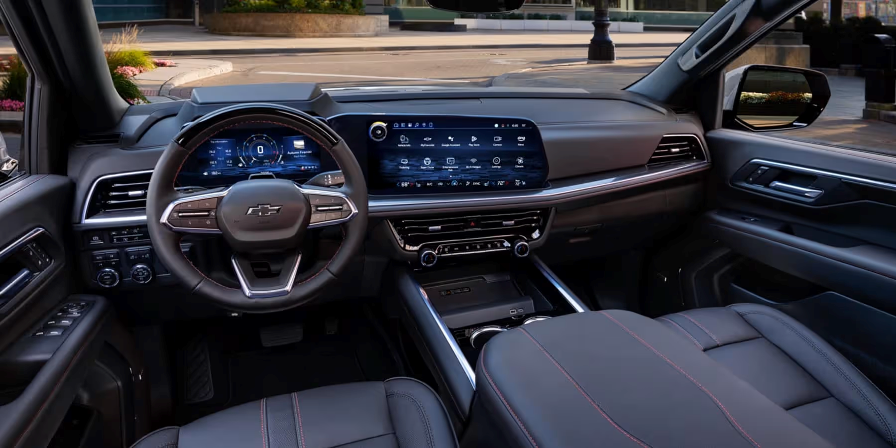 The front seats of the 2026 Chevrolet Tahoe