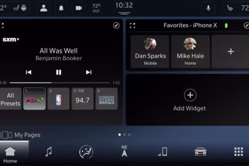 UConnect 5 interface