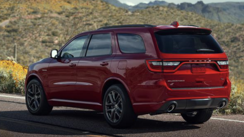 2021 Dodge Durango parked in desert