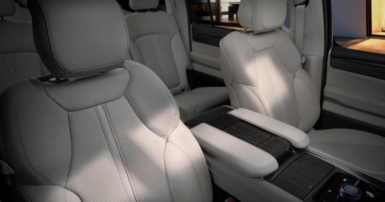 Jeep Wagoneeer front and back seats