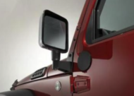 side mirror of a Jeep Wrangler