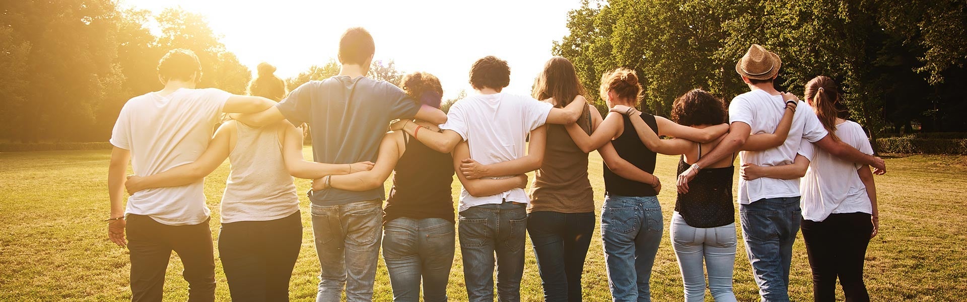 Group of people in a park