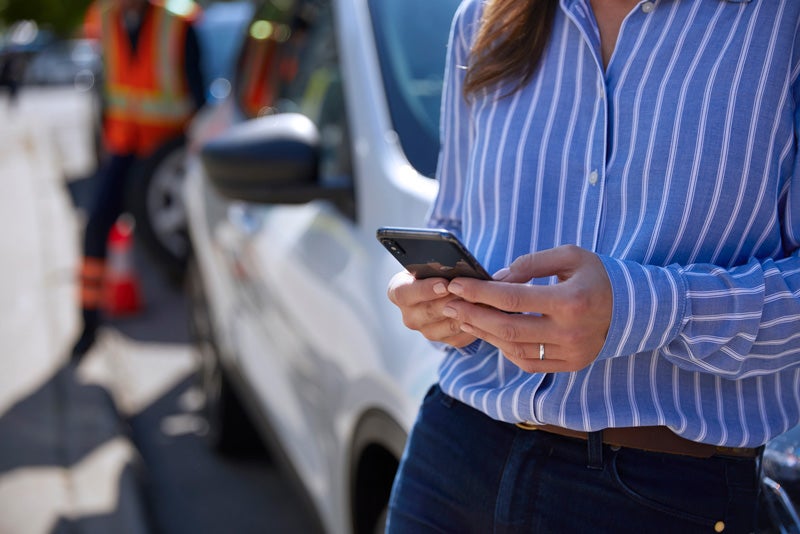 Woman on cell Phone
