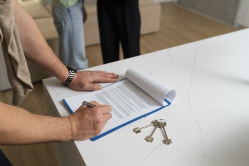 Person signing documents